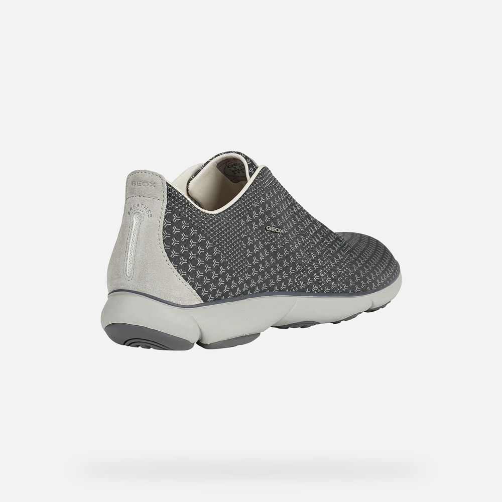 Geox Erkek Spor Ayakkabı Koyu Gri - Nebula - XUE-023985